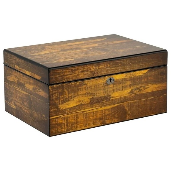 Humidor Supreme Cigar Humidor Wood Box Adirondack Spanish Cedar 100 Cigars - Picture 1 of 12